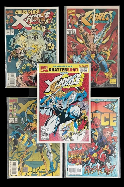 X-FORCE (Lot of 5) Vol. #33, 36, 39, 47 & Annual #1Marvel Comics Comic Book
