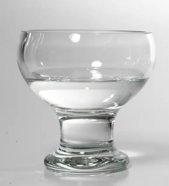 Time Tree Handmade Clear Turkish Glass Footed Bowl Height 14cm Diameter 13cm
