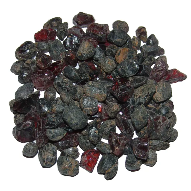 100 Gramm Granat mini Rohsteine Rohstücke Wassersteine oder zur  (75,90 EUR/kg)