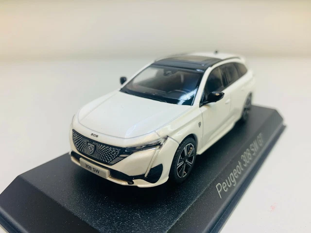Peugeot 308 SW GT 2021, Gris Métallique, 1:43 NOREV, Avec Porte-Clés