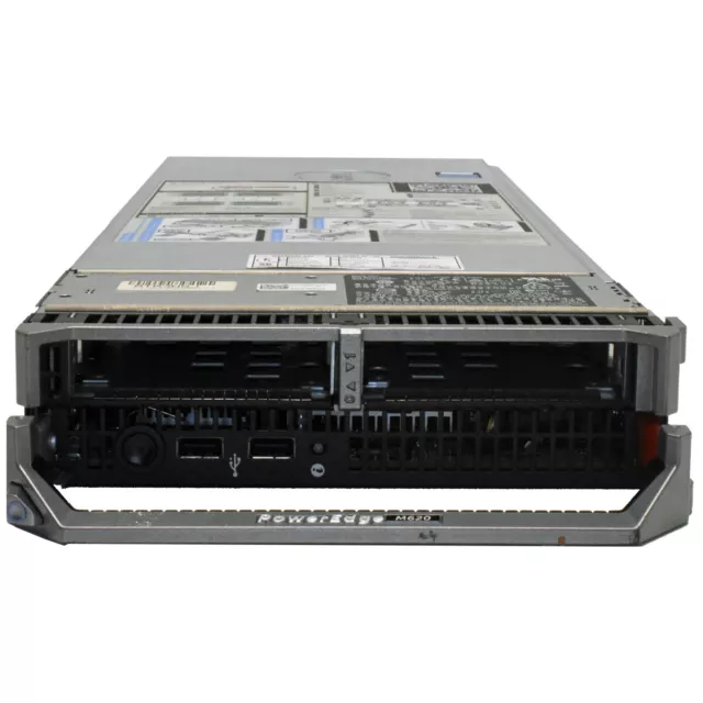 DELL PowerEdge M630 Blade Server Chassis mit Mainboard 2xFCLGA2011 2xKühler H730