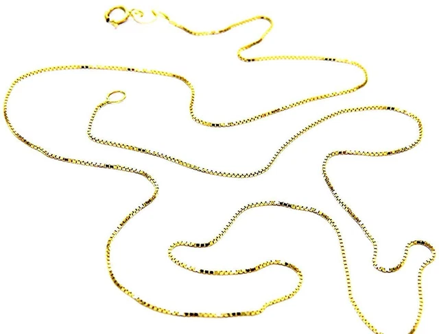 Collier - Pendentif Clé Or 18 Carats 750/000 Jaune - Chaine Dorée Or Collier - Pendentif Clé Or 18 Carats 750/000 Jaune - Chaine Dorée Or