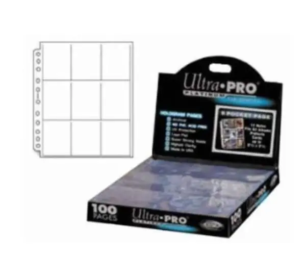 Ultra Pro - 9er Hüllen - Platinum Series - Seite (10 Seiten)
