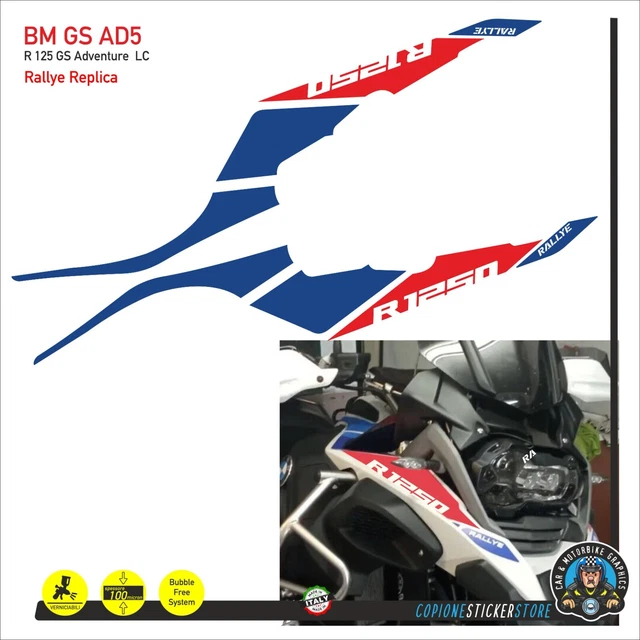 Autocollant De Protection Pour Réservoir De Carburant Moto BMW R1250 GS Adventure Triple Noir 2023