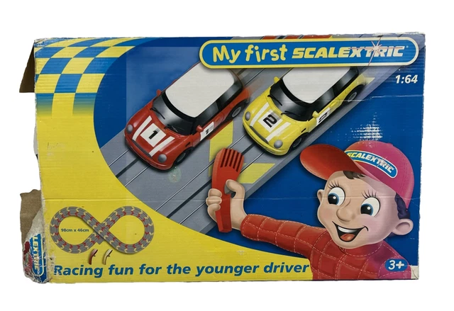 My First Scalextric Boxed, Mini Cooper Racing Track Cars Toy Childrens Game  3+