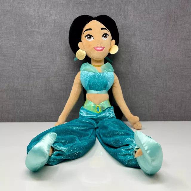 Jasmine Plush (Aladdin) Disney Store Genuine Soft Toy Doll | 18"