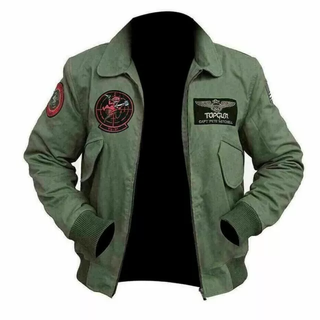 Tom Cruise Top Gun Maverick Flight Bomber Jacket Jet Pilot Jacket