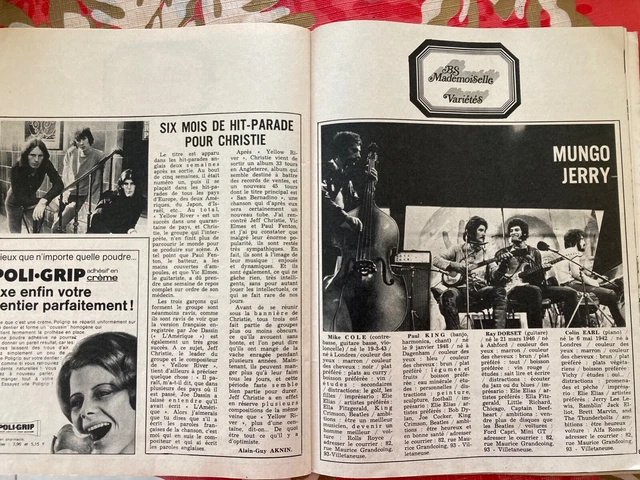 Bonne Soirée N° 2546 - Novembre 1970 - Sheila, J Fonda, J Baez, S Vartan Etc 4
