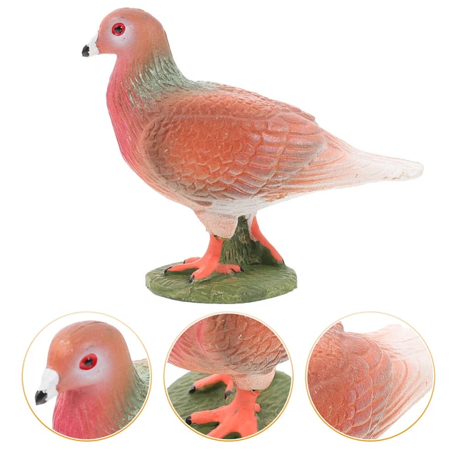 Garden Dove Decor Pigeon Model Toy Bird Toys Kids Table Topper Statuette