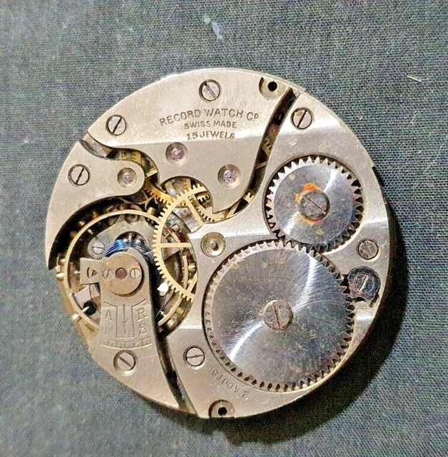 POCKET WATCH FUSEE Watch Antique Watch Movement Parts Record Watch Co