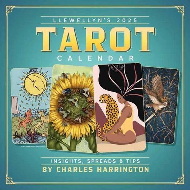 LLEWELLYN'S 2025 TAROT Calendar Insights, Spreads & Tips by Charles