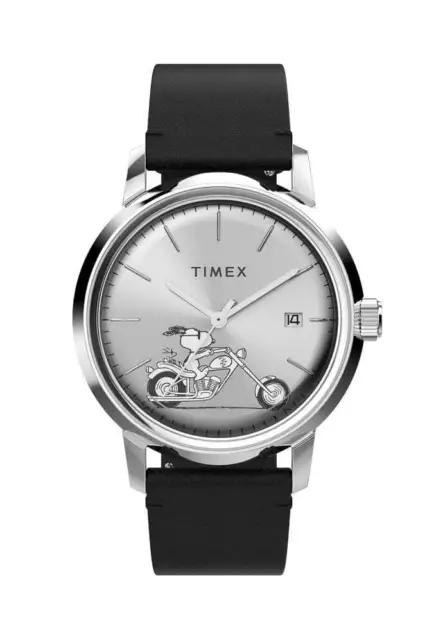 Timex Marlin Automatic Snoopy Easy Rider Watch TW2V63100