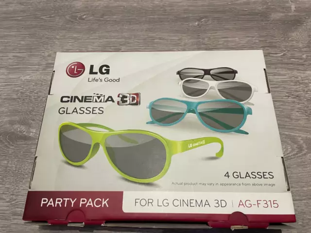 4 Cinema 3D Brillen OVP passiv für Cinema 3D  Sonnenbrille party