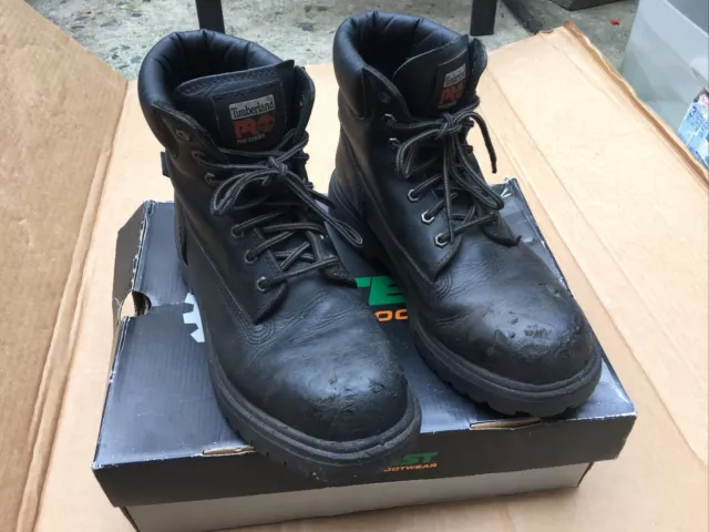 TIMBERLAND PRO SERIES ,Steel Toe Work Boots Size 10M ASTM F2413-05 ...