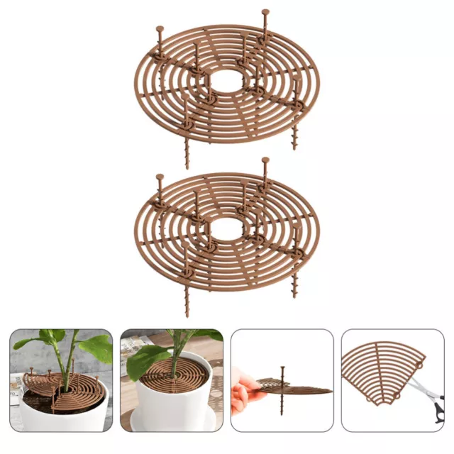 2 Pcs Soil Protector for Plant Pot Flower Cover Digging