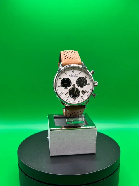 MOVADO Heritage Orologio Cronografo Uomo Quadrante Bianco - 3650008