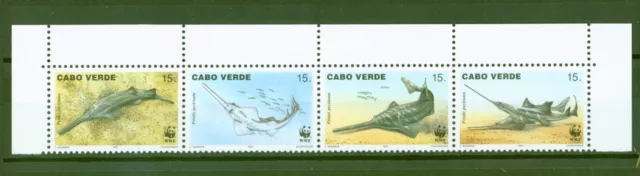 Kap Verde 1997 - WWF Weltweiter Naturschutz Sägefisch Sägerochen - Nr. 727-30 **