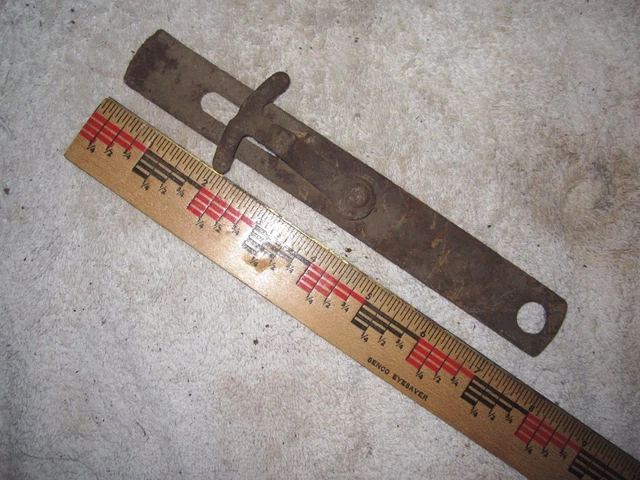 Antique Vintage 7 3/4" Rustic Gate, Barn Door, Shed, Hook, Latch, Catch #2