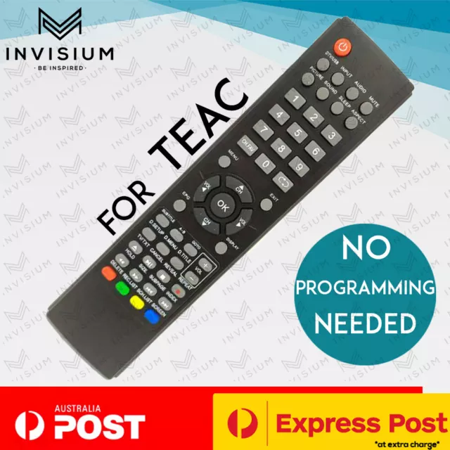 FOR TEAC 0118020315 TV Remote Control LCDV2656HDR LCDV3256HDR LCDV2681FHD LCD AU