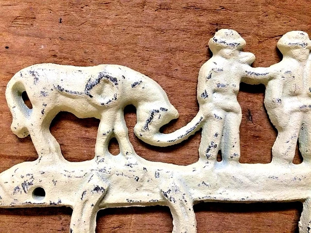 COWBOY ROUNDUP Horseshoe Hook, Towel Coat Hanger, western horse tack rack Shabby 2