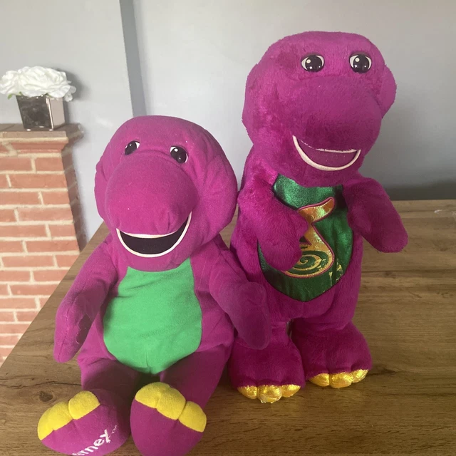BARNEY THE PURPLE Dinosaur Talking Soft Plush Toy Playskool Hasbro 1998
