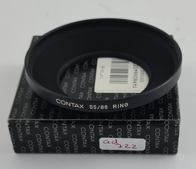 CONTAX Adaptador Filtro E86 86 86mm on Objetivo Lente E55 55 55mm Japón 722/23