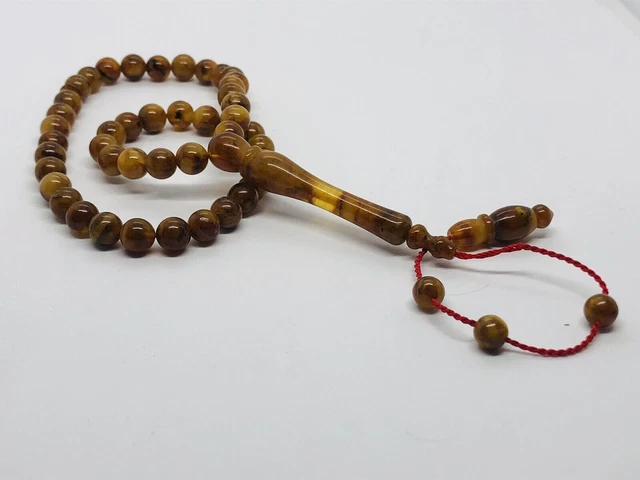 Ambre baltique 18,3 grammes ISLAMIQUE 33 perles📿📿📿