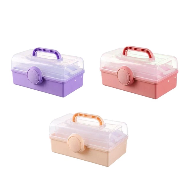 3 Layer Storage Box Durable for Art Supplies Children Toys Handmade Material