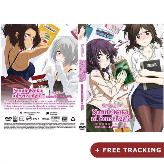 DVD - Uncut Nande Koko ni Sensei ga!? Episode 1-12 End + OVA - English  Dubbed