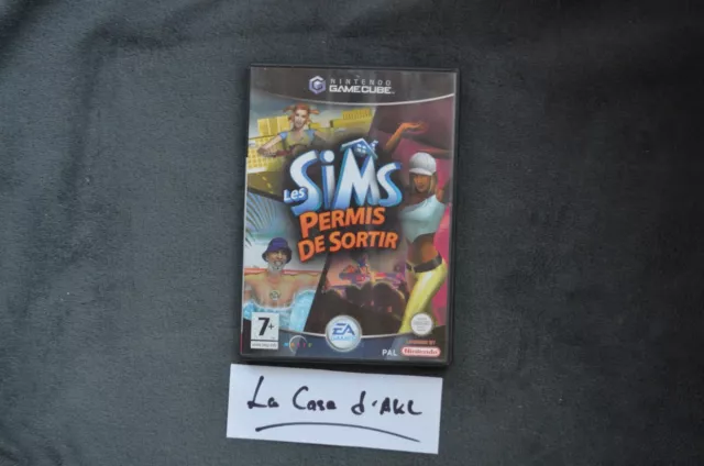 Les Sims Permis de Sortir sans notice sur Nintendo Gamecube - FR