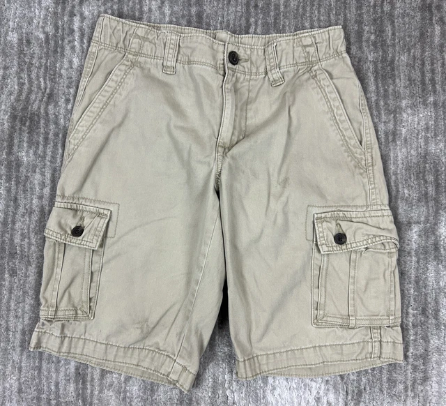Arizona Shorts Youth Boys 14 Beige Cargo Khaki