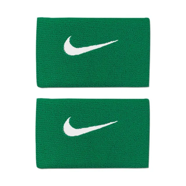 Nike Tennis Premier Wristband Sports Double Wide Band Green 2pcs NWT DB9324-344