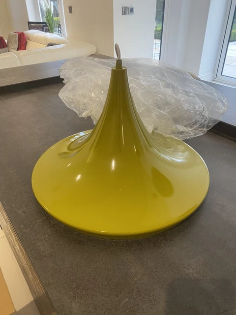 Yellow Wide pendant Light. Beat Collection. T Dixon. Stunning*NEXT DAY DELIVERY*