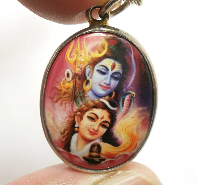 Shiva parvati locket Clearance