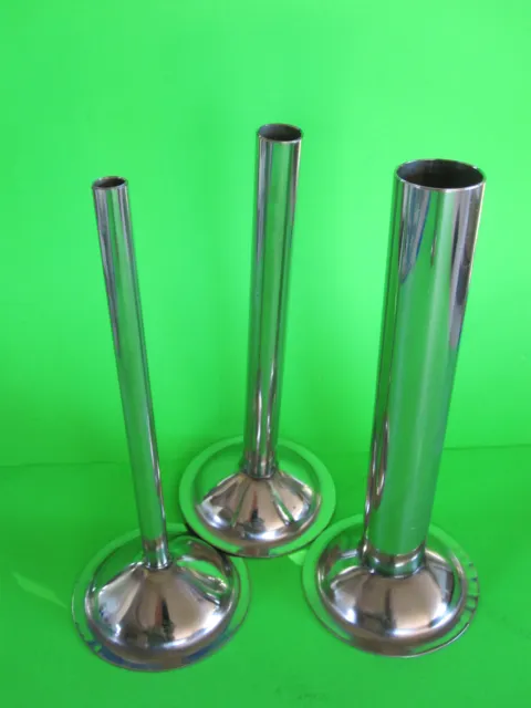 Sausage Stuffer tubes for size #12 Meat Grinder or Mincer.  Stainless