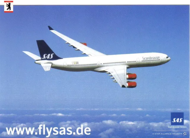 ✈ AK PK SAS Scandinavian Airlines airways aviation AIRBUS A340 - 313X