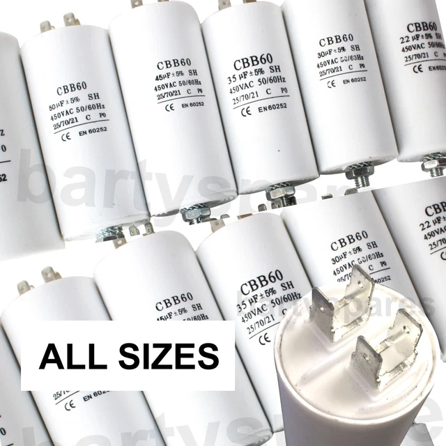 Rolair Air Compressor Start Capacitor | 60UF 250VAC Replacement - FC009200075 OEM Compatible