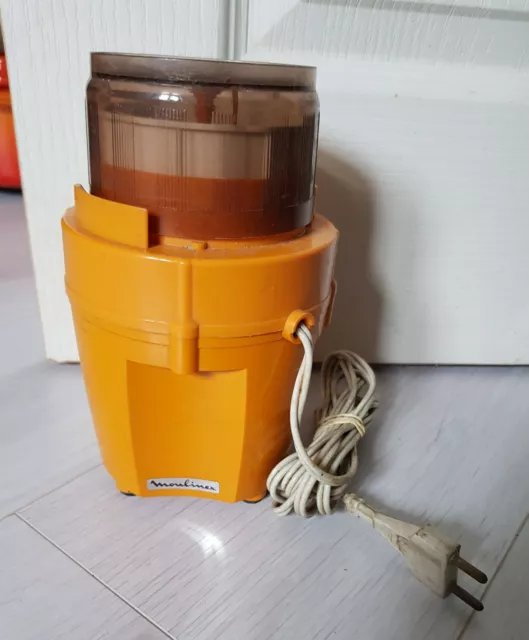ancien robot moulinex type 127 orange 800w mixeur hachoir