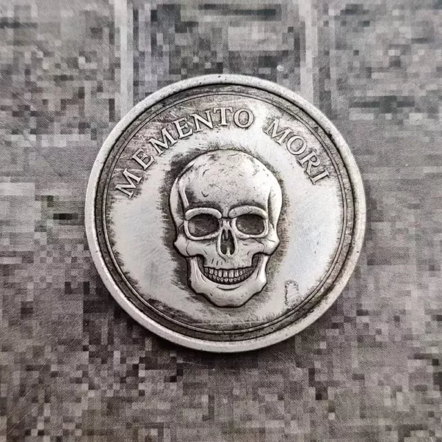 1878 Skull One Dollar Nickel Hobo Coin Free Ship