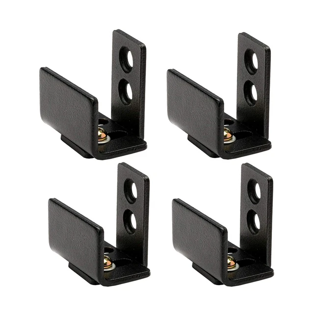 SMARTSMITH Sliding Door Guide, New Low Profile Wall Mounted Barn Door Bottom ...