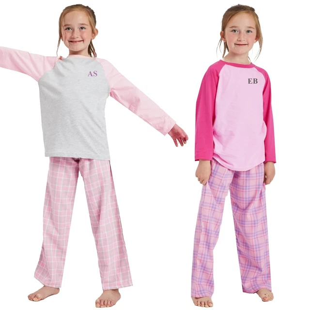 Pigiama Tessuto Personalizzato Ragazze Lounge Da Abbigliamento Adolescenti 8-13 Anni