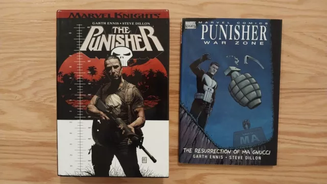 Punisher Omnibus War Zone Hardcover Lot Set HTF OOP RARE Garth Ennis Dillon