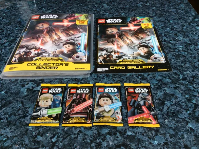 Lego Star Wars series 1 Ships & Planet / Puzzle Trading cards