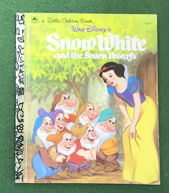 WALT DISNEY'S SNOW White and the Seven Dwarfs Little Golden Book 1993 ...