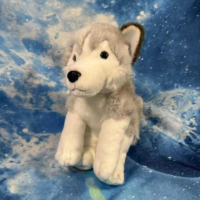 SIBERIAN HUSKY ALASKAN MALAMUTE 12" soft toy PUPPY DOG plush KEEL JARVI LAPLAND