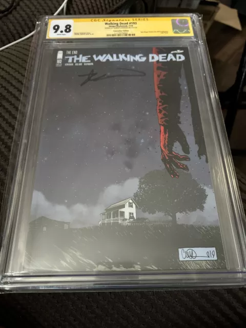 Walking Dead #193 CGC 9.8 Signed By Robert Kirkman