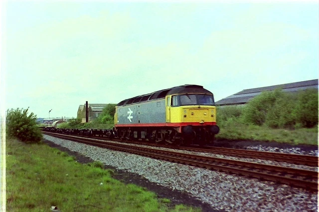 35MM RAILWAY COLOUR Negative Class 47 227 at Fenton, Stoke on Trent £1. ...