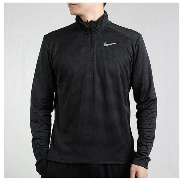 T-shirt uomo Nike Dri-Fit Pacer mezza cerniera manica lunga taglia: M_XXL