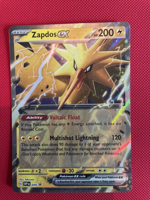 Zapdos ex SVP DE 049 SV Black Star Promo