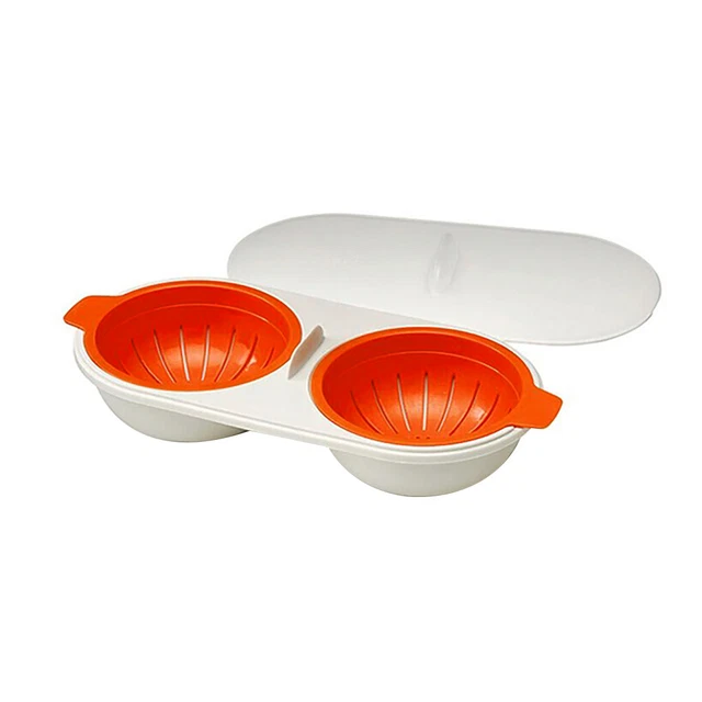 TureClos Microwave Oven Egg Steamer Household Egg Cooking Holder Tool Boiler